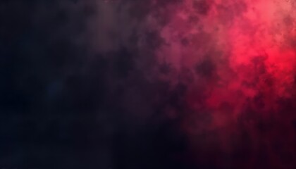 Aufkleber - Abstract background design featuring dark black, red tones with purple accents. Grainy noise texture, gradient effects. Empty space spray texture. Bright light, glow create retro aesthetic. Looks
