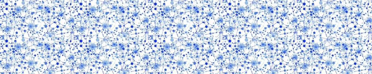 Wall Mural - Abstract design of light blue and white.