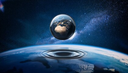 Wall Mural - earth in space