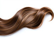 © Александр Марченко - Brown hair flowing on white background