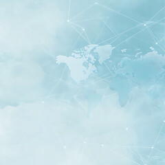 Aufkleber - A blue and blue background with light lines