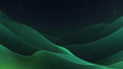 Canvas Print - Abstract minimal background with green gradient Generative AI