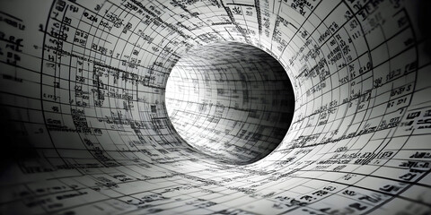 abstract white digital background, ai generated.	
