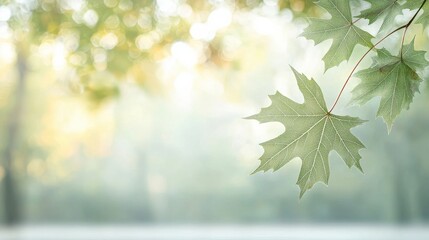 Intricate veins of maple leaf against lush green summer background nature photography close-up viewpoint capturing natural beauty serenity and details