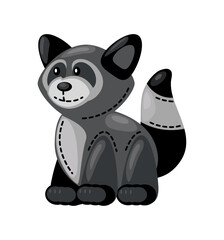 Wall Mural - stuffed raccoon toy