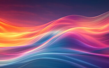 Poster - Innovative abstract visuals representing digital transformation in the corporate world, with technology seamlessly blending into business processes to drive change