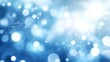 Abstract Blue Background With Sparkling Lights