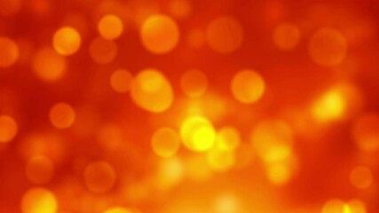 Abstract gold bokeh background with light particles