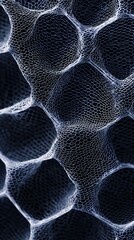 A macro shot of a polymer composite's intricate texture, highlighting its exceptional durability and strength under tension
