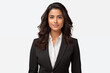 © Mary - Smiling indian business women in suits on white background. Women in business attire. Rich women. Business manager. Startup boss. Indian women. American woman. Isolated image. Png.