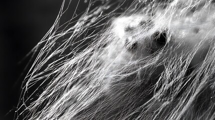 Intricate Spiderweb Texture Close Up Detail