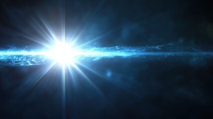 Wall Mural - Bright Light in a Dark Universe