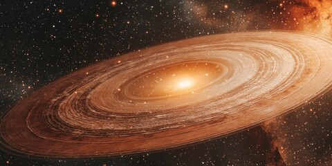 Wall Mural - spiral shaped object galaxy