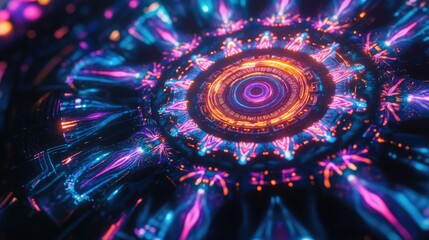 Colorful Circular Object