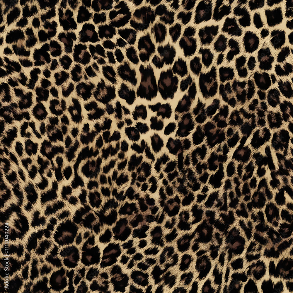 leopard, fluffy background, real wild cat hair, pattern, spots, modern ...