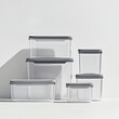 © Marharyta - A versatile collection of stackable airtight containers for efficient kitchen storage