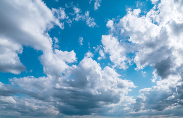 Wall Mural - blue sky and clouds