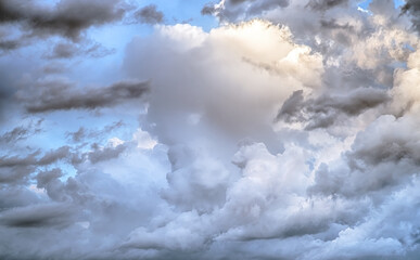 Wall Mural - sky clouds art sunrise background