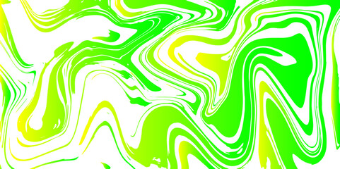 Aufkleber - Abstract Marble texture background. Green and white mixing oil paint texture. Splash of paint. Colorful liquid. Fluid motion ink water design. Trendy marble liquid paint on water background