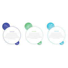 Wall Mural - business infographic template. 3 step timeline journey. process diagram, 3 options on white backgrou