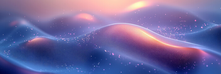 Aufkleber - abstract background with waves and blurs