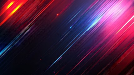 Wall Mural - futuristic background with striped light patterns