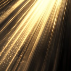 Leinwandbilder - A bright golden light effect with deep highlights and multiple rays. Bright sun. Effect of a bright star. Vector for web design