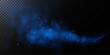 © andreu1990 - Fantastic smoke background. Magic smoke with glitter and small particles of twinkling stars, fog with luminous particles, blue vapor with stardust. Vector illustration.