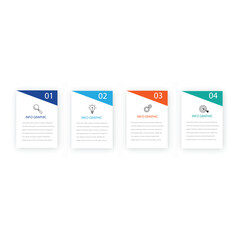 Wall Mural - infographics number options template with 4 options or steps . can be used for workflow layout, diag