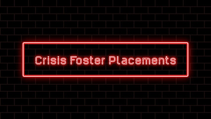 Wall Mural - Crisis Foster Placements のネオン文字イラスト