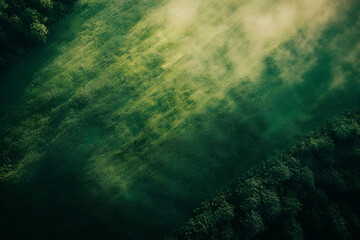 Wall Mural - Drone view of beautiful morning light