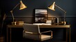 © PikePicture - lamp indoor home gold