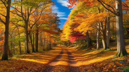  autumn in the forest