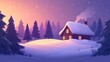 © Dark - Snowy Cabin in the Woods