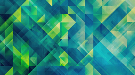 Wall Mural - Geometric Abstract Artwork with Bold and Vibrant Patterns and Colors