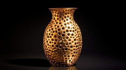 Wall Mural - vase gold spots