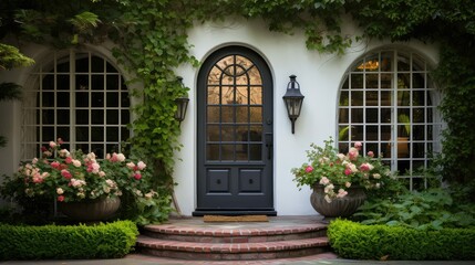 Poster - greenery back door