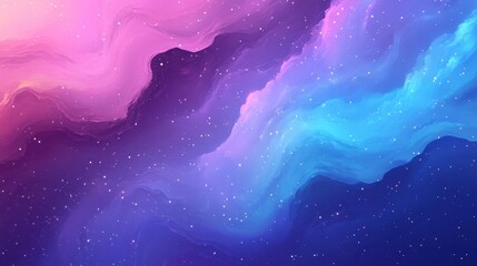 dreamy galaxy background texture with vibrant nebula clouds, glowing stars, and soft hues of pink, p