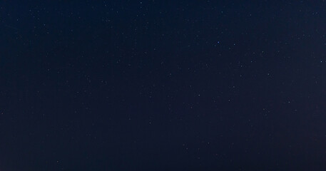 Wall Mural - panorama blue night sky and star on dark background.universe filled with stars, nebula and galaxy wi
