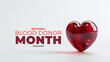 © Daatu C - National Blood Donor month, blood donor concept background.