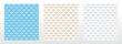 © ELENA - Collection of flower geometric patterns. Seamless vector backgrounds. Colored ornaments. Ornament for fabric, wallpaper, packaging. Decorative prints