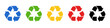 © ValGraphic - Recycle symbols for organic, paper, glass, plastic and metal waste