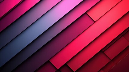 Wall Mural - vibrant geometric patterns in shades of red and purple create a dynamic visual experience on a moder