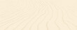 © designcocktail - Sand dunes abstract background banner. Sand structure illustration, desert backdrop. Isolated vector illustration.