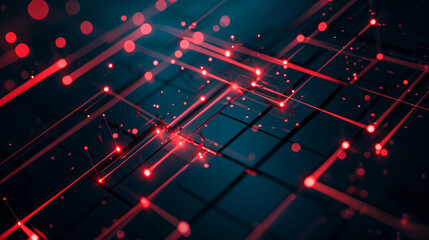 Wall Mural - abstract technology background: innovative concepts in modern ai communication and digital network t