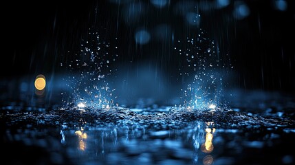 Leinwandbilder - isolated lightning bolts on a black background capturing the power of nature shallow depth of fiel