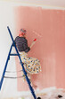 © Melika Tursic/Stocksy - Woman painting wall at home