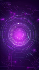 Wall Mural - speed future technology blue purple colorful vertical background ai generated visual concept