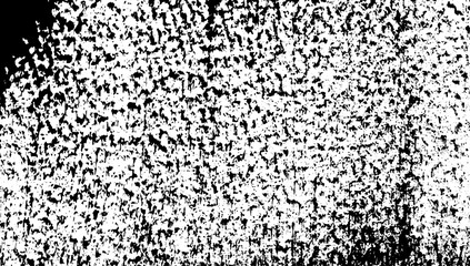 Wall Mural - vintage black and white background with distressed overlay. rough brush pattern. dirty paint effect.