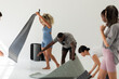 © Studio Firma/Stocksy - Preparations for yoga practice